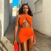 Robe dos nu découpée Linda
